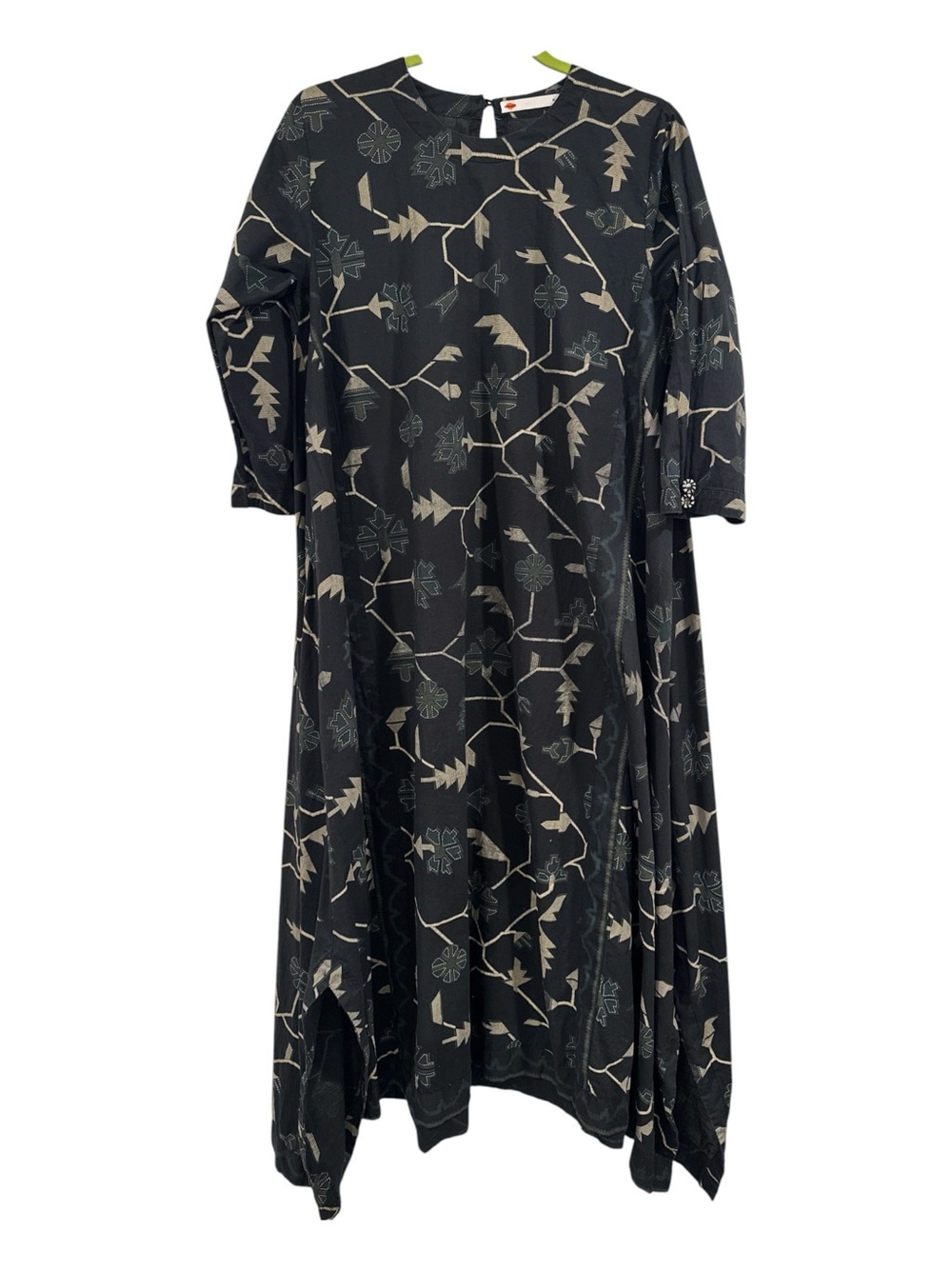 Khaadi Boho Floral Botanical Kurta Dress Size 12